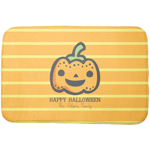 Custom Halloween Pumpkin Dish Drying Mat (Personalized)
