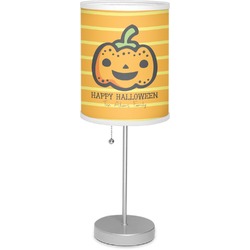 Halloween Pumpkin 7" Drum Lamp with Shade Polyester (Personalized)