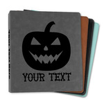 Halloween Pumpkin Leather Binder - 1" (Personalized)