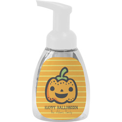 Halloween Pumpkin Foam Soap Bottle - White (Personalized)