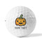 Halloween Pumpkin Golf Balls - Titleist - Set of 12 - FRONT