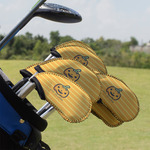 Halloween Pumpkin Golf Club Iron Cover - Set of 9 (Personalized)