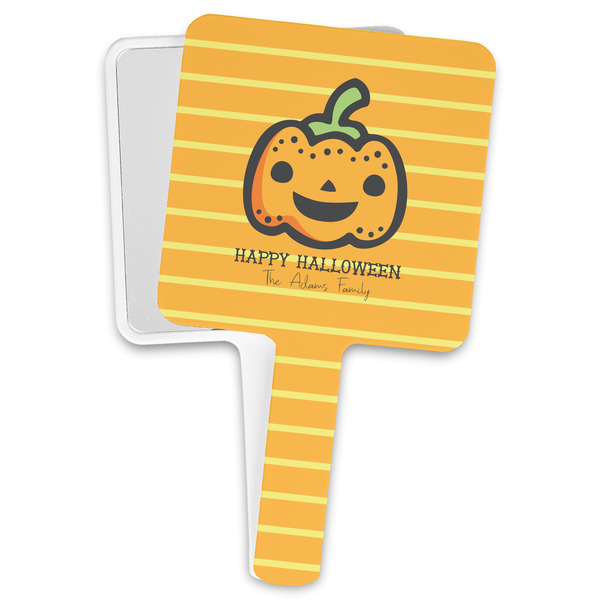 Custom Halloween Pumpkin Hand Mirror (Personalized)