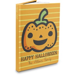 Halloween Pumpkin Hardbound Journal - 5.75" x 8" (Personalized)