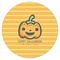 Halloween Pumpkin Icing Circle - Medium - Single