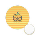 Halloween Pumpkin Printed Cookie Topper - 1.25" (Personalized)