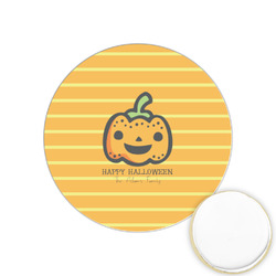 Halloween Pumpkin Printed Cookie Topper - 1.25" (Personalized)