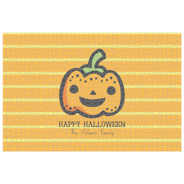 Custom Halloween Pumpkin Jigsaw Puzzle - 1000-piece (Personalized)