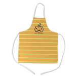 Halloween Pumpkin Kid's Apron w/ Name or Text