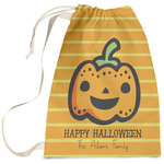 Halloween Pumpkin Laundry Bag - Large (Personalized)