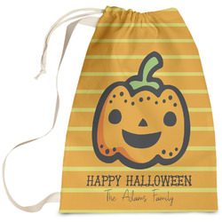 Halloween Pumpkin Laundry Bag - Large (Personalized)