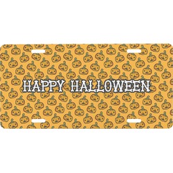 Halloween Pumpkin Front License Plate (Personalized)