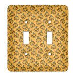 Halloween Pumpkin Light Switch Cover (2 Toggle Plate)