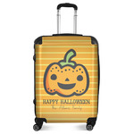 Halloween Pumpkin Suitcase - 24" Medium - Checked (Personalized)