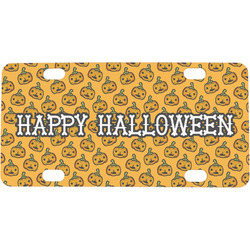 Halloween Pumpkin Mini/Bicycle License Plate (Personalized)
