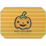 Halloween Pumpkin Dining Table Mat - Octagon (Single-Sided) w/ Name or Text