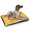 Halloween Pumpkin Outdoor Dog Beds - Large - IN CONTEXT