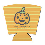 Halloween Pumpkin Party Cup Sleeve - with Bottom (Personalized)