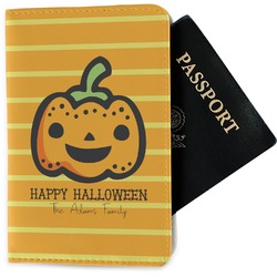 Halloween Pumpkin Passport Holder - Fabric (Personalized)