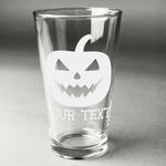 Halloween Pumpkin Pint Glass - Engraved (Personalized)