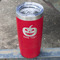 Halloween Pumpkin Red Polar Camel Tumbler - 20oz - Angled