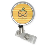 Halloween Pumpkin Retractable Badge Reel (Personalized)