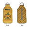 Halloween Pumpkin Sanitizer Holder Keychain - Large APPROVAL (Flat)