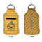 Halloween Pumpkin Sanitizer Holder Keychain - Small APPROVAL (Flat)