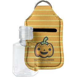 Halloween Pumpkin Hand Sanitizer & Keychain Holder - Small (Personalized)