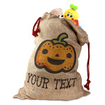 Halloween Pumpkin Santa Sack (Personalized)