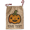 Halloween Pumpkin Santa Bag - Front