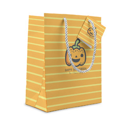 Halloween Pumpkin Small Gift Bag (Personalized)
