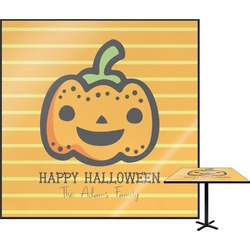 Halloween Pumpkin Square Table Top - 30" (Personalized)