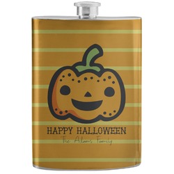 Halloween Pumpkin Stainless Steel Flask (Personalized)