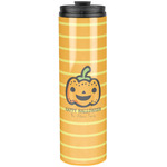 Halloween Pumpkin Stainless Steel Skinny Tumbler - 20 oz (Personalized)