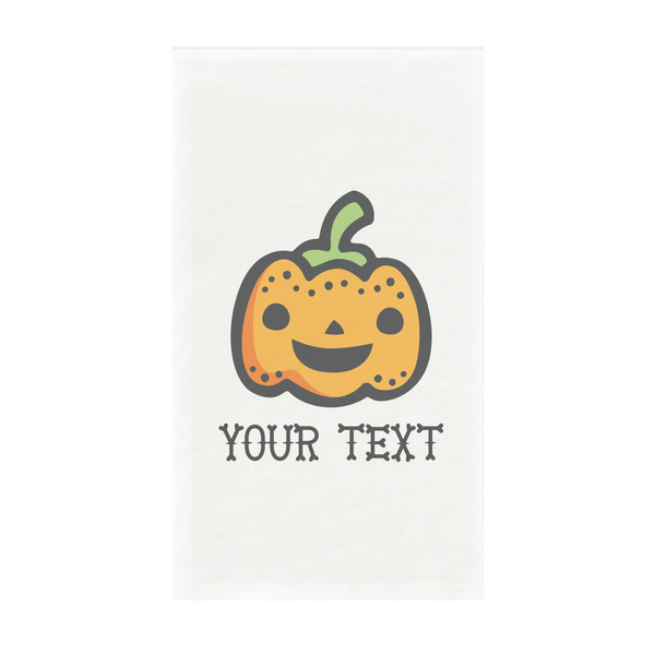 Custom Halloween Pumpkin Guest Paper Towels - Full Color - Standard (Personalized)