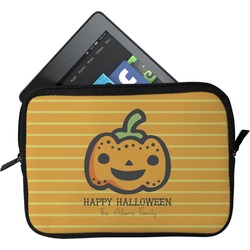 Halloween Pumpkin Tablet Case / Sleeve - Small (Personalized)