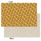 Halloween Pumpkin Tissue Paper - Heavyweight - Small - Front & Back