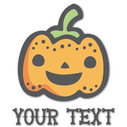 Halloween Pumpkin Graphic Decal - Medium (Personalized)
