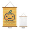 Halloween Pumpkin Wall Hanging Tapestry - Portrait - APPROVAL