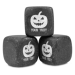 Halloween Pumpkin Whiskey Stone Set - Set of 3 (Personalized)