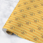 Halloween Pumpkin Wrapping Paper Roll - Medium - Matte (Personalized)