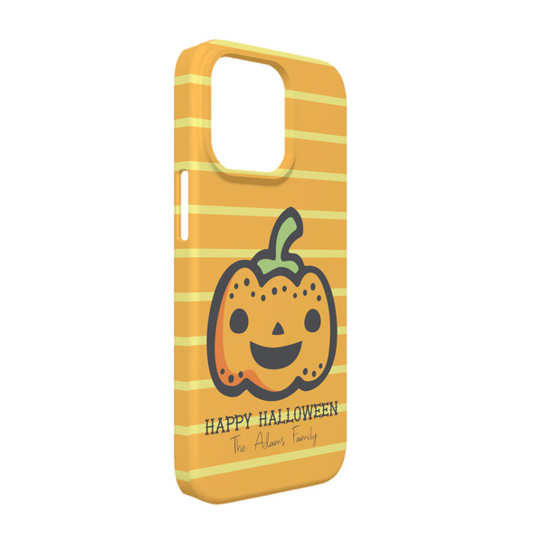 Custom Halloween Pumpkin iPhone Case - Plastic - iPhone 13 Pro (Personalized)