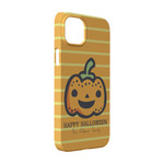 Halloween Pumpkin iPhone Case - Plastic - iPhone 14 (Personalized)