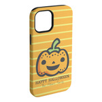 Halloween Pumpkin iPhone Case - Rubber Lined - iPhone 15 Pro Max (Personalized)