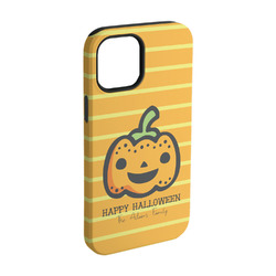 Halloween Pumpkin iPhone Case - Rubber Lined - iPhone 15 (Personalized)