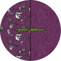 Witches On Halloween Multipurpose Round Labels - 1" (Personalized)