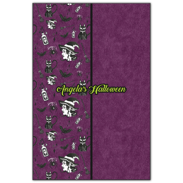 Custom Witches On Halloween Wood Print - 20x30 (Personalized)