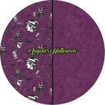 Witches On Halloween Multipurpose Round Labels - Custom Sized (Personalized)