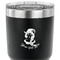 Witches On Halloween 30 oz Stainless Steel Ringneck Tumbler - Black - CLOSE UP